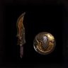Gold Water Scimitar